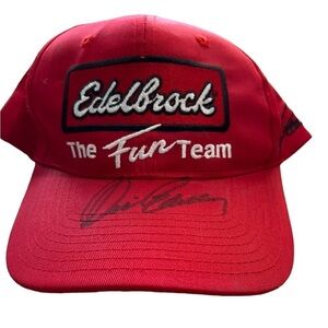 Autographed Edelbrock The Fun Team Hat